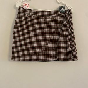 90s/Y2K style Abercrombie and Fitch plaid mini skirt